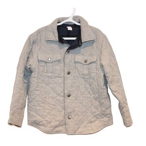 2/$25 🏷 Old Navy Grey Button Up Shacket Size 6-7